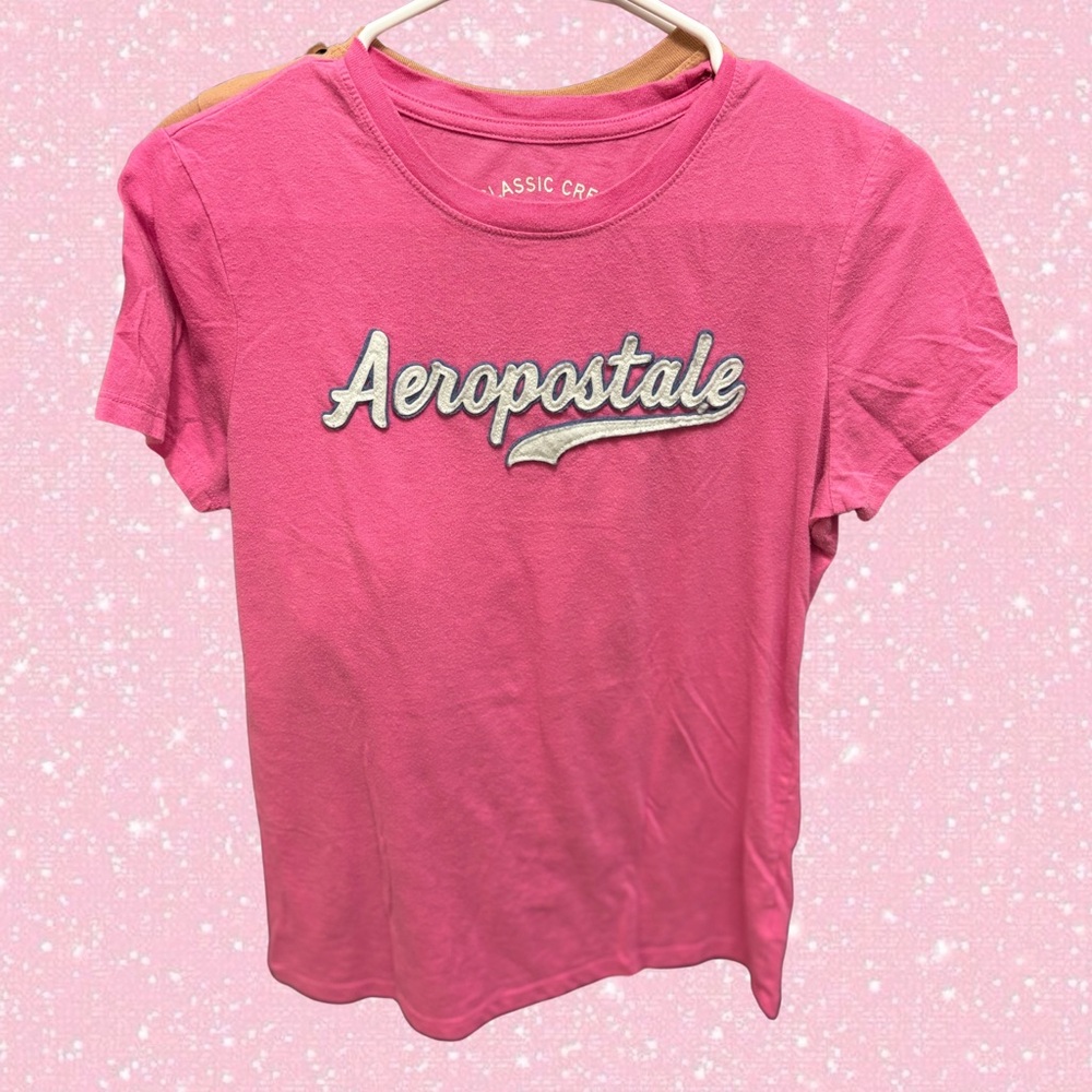 PINK LETTER Aeropostale BABY TEE